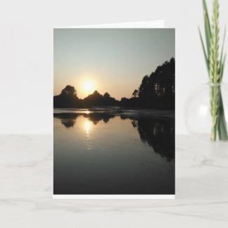 Leere Grußkarte - Tofino Sonnenuntergang Karte