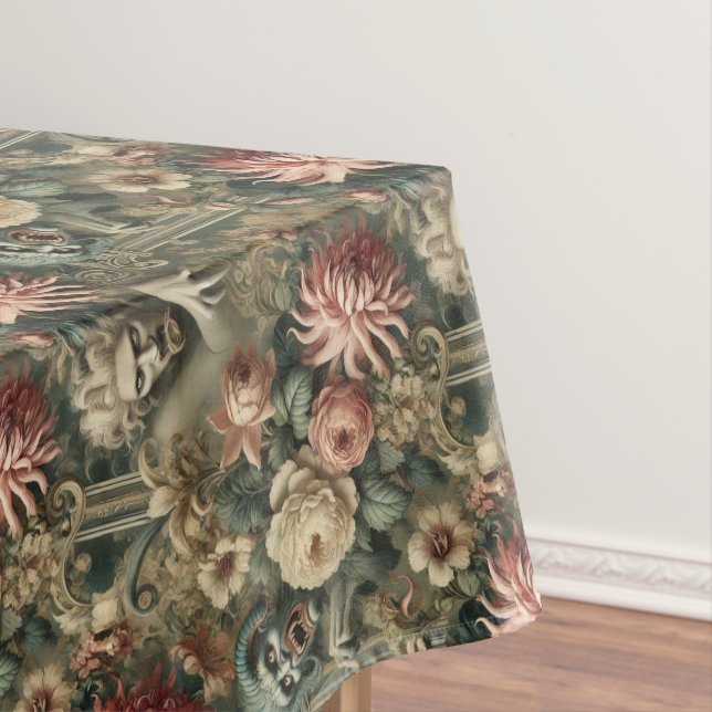 Leere Herzen – Gothic Medium Muster Tischdecke (Beispiel)
