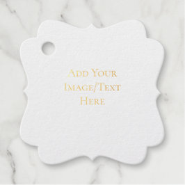 Leere Hochzeitsvorlagen | Elegant Anpassbar  Geschenkanhänger