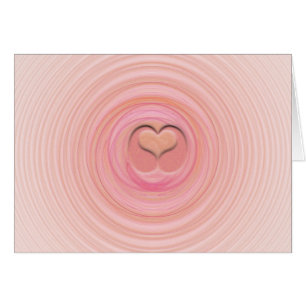 Leere Innenseite All Occasion Pink Pfirsich Pastel