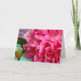 Leere Innenseite Hübsch rosa Blütenelegante geklap