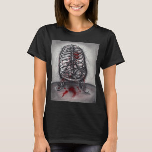Leere Käfig Anatomie Horror Goth Original Kunst T-Shirt