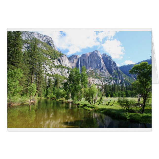 Leere Karte Yosemite-Tales (Vorderseite (Horizontal))