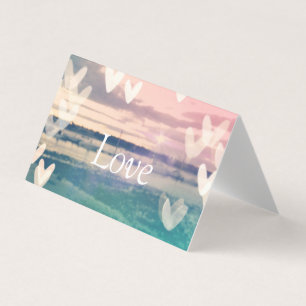 Leere "Liebe"-Grußkarten