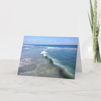 Leere Mitteilungskarten: Newport Beach Tide Karte