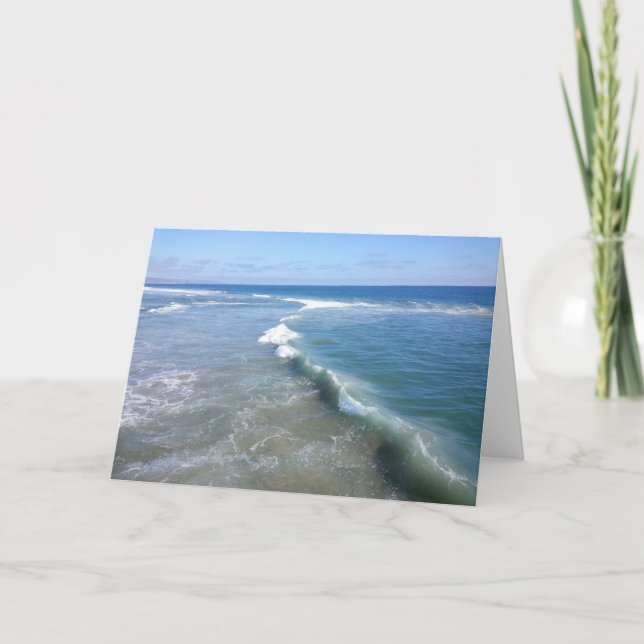 Leere Mitteilungskarten: Newport Beach Tide Karte (Vorderseite)