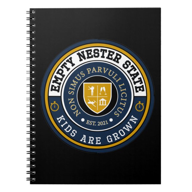 Leere Nester Staat - Kinder werden angebaut - Jour Notizblock (Vorderseite)