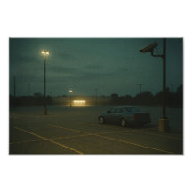 Leere Parkanlage Lot at Night - Dreamcore Vibes