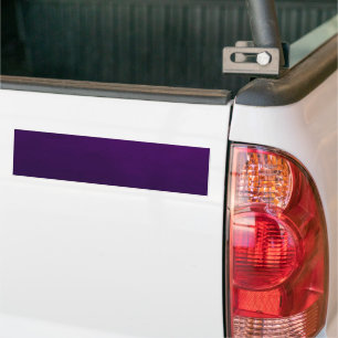 LEERE PURPLE BUMPER-STICKER SELBST GESTALTEN AUTOAUFKLEBER