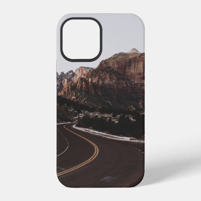 LEERE STRASSE iPhone 12 HÜLLE (Rückseite)