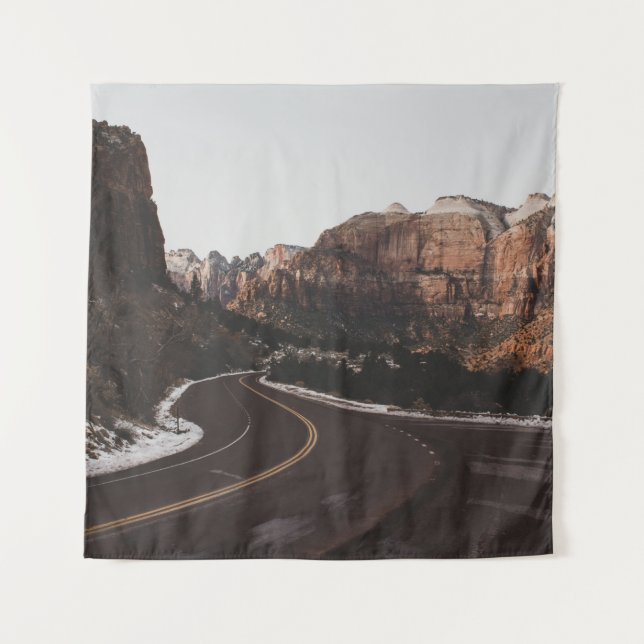 LEERE STRASSE WANDTEPPICH (Vorderseite)