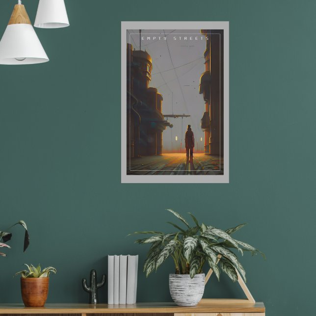 Leere Straßen Poster (Wohnzimmer 1)