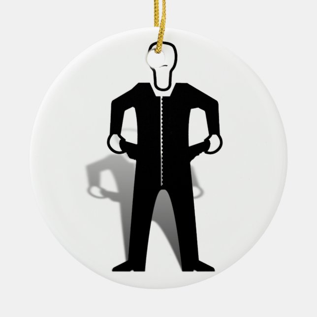 Leere Taschen Keramikornament (Vorne)