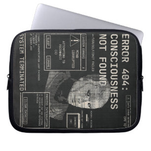 Leere - Techno-Brutalist Streetwear Desgin Laptopschutzhülle