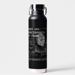 Leere - Techno-Brutalist Streetwear Desgin Trinkflasche