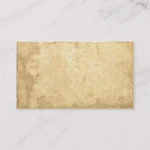 Leere Vintage Grungy befleckte Visitenkarte
