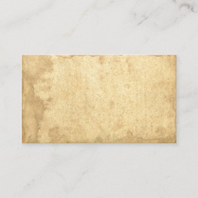 Leere Vintage Papierstapel Visitenkarte (Vorderseite)