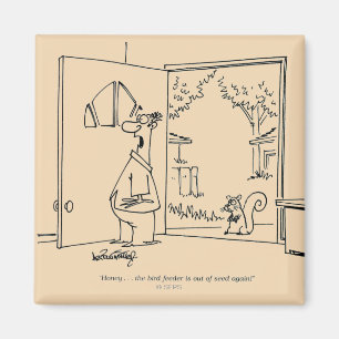 Leere Vogel-Zufuhr Magnet