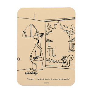 Leere Vogel-Zufuhr Magnet