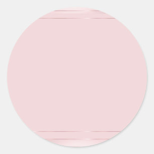 Leere Vorlage Trendy Elegant Modern Roségold Runder Aufkleber