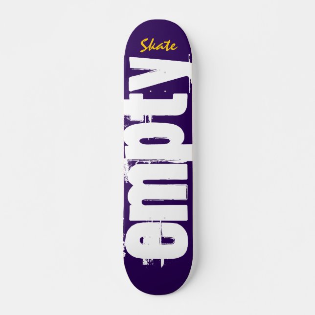 Leere XPOP Plattform Skateboard (Vorne)