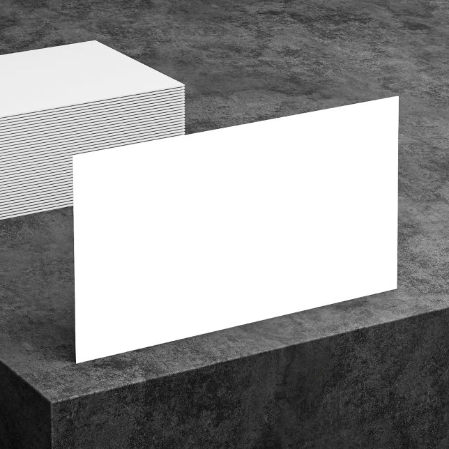 Leere zwei Seiten weiße Visitenkarten Visitenkarte (Von Creator hochgeladen)