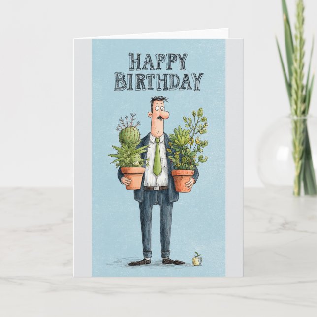 Leerer Geburtstag  Feiertagskarte (Vorderseite)