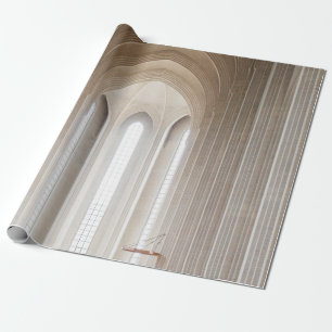 LEERER KATHEDRALINNENRAUM GESCHENKPAPIER