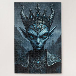 Leerer König Fantasy-Puzzle Dunkler Elfenherrscher