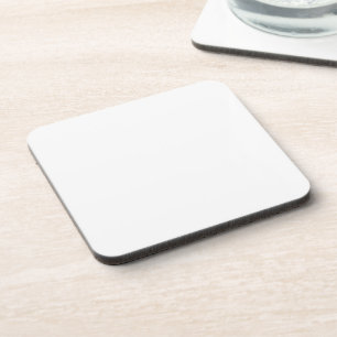 Leerer Untersetzer Mockup   Minimaler quadratische