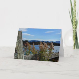 Leeres Anmerkungs-Karte Adirondack Lake Placid, NY Karte
