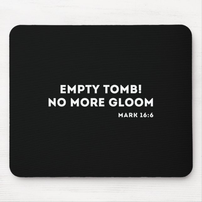 Leeres Grab Jesus Ostern Christlich  Mousepad (Vorne)