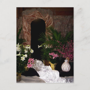 Leeres Grab von Ostern Feiertagspostkarte