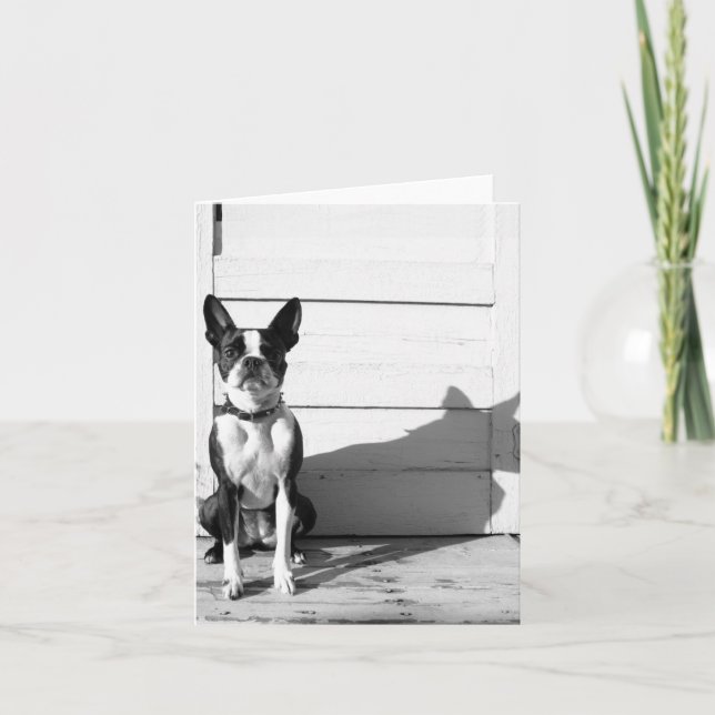 leeres Hundnotecard Karte (Vorderseite)