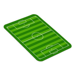 Leeres individualisierbares Fußballfeld (Fußball-P Magnet