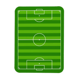 Leeres individualisierbares Fußballfeld (Fußball-P Magnet