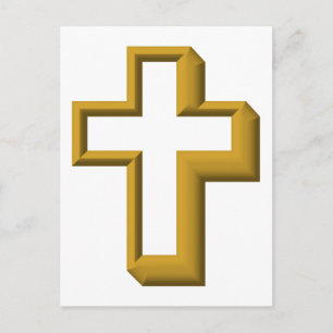 Leeres Kreuz Postkarte