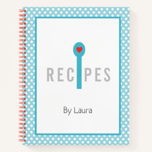 Leeres Rezept-Kochbuch zum Schreiben Notizbuch