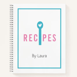 Leeres Rezept-Kochbuch zum Schreiben Notizbuch