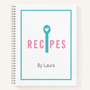 Leeres Rezept-Kochbuch zum Schreiben Notizbuch