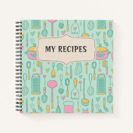 Leeres Rezept-Notebook zum Einschreiben Notizbuch