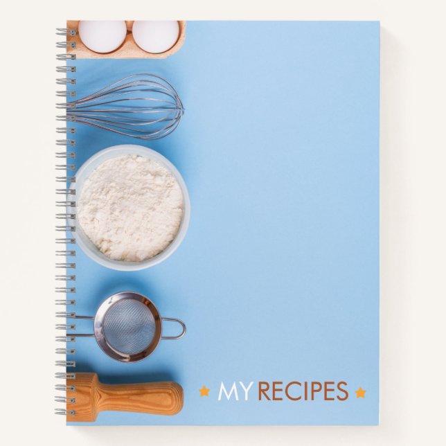 Leeres Rezept-Notebook zum Einschreiben Notizbuch (Vorderseite)