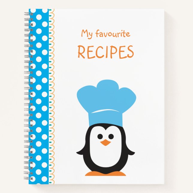 Leeres Rezept-Notebook zum Einschreiben Notizbuch (Vorderseite)