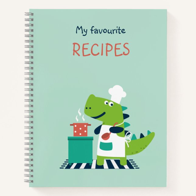 Leeres Rezept-Notebook zum Einschreiben Notizbuch (Vorderseite)