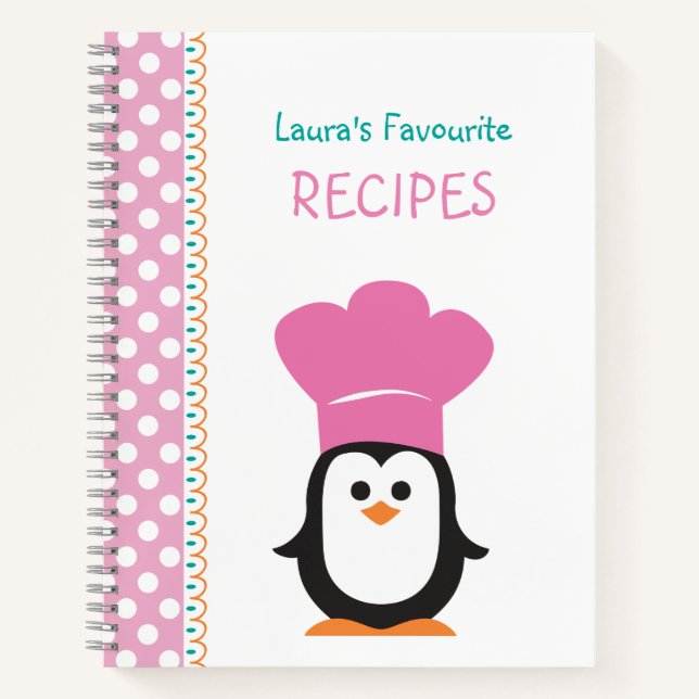 Leeres Rezept-Notebook zum Einschreiben Notizbuch (Vorderseite)