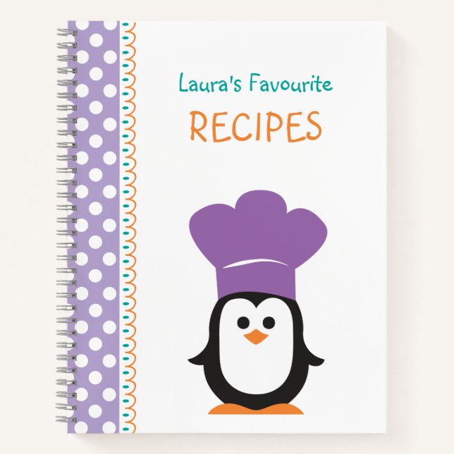 Leeres Rezept-Notebook zum Einschreiben Notizbuch (Vorderseite)
