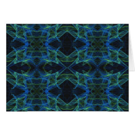 Leerkarte mit Hintergrund des Fraktals