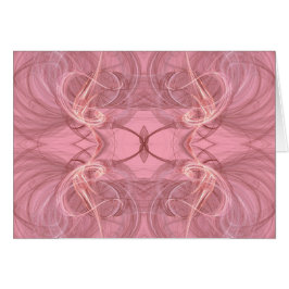 Leerkarte mit Hintergrund des Fraktals