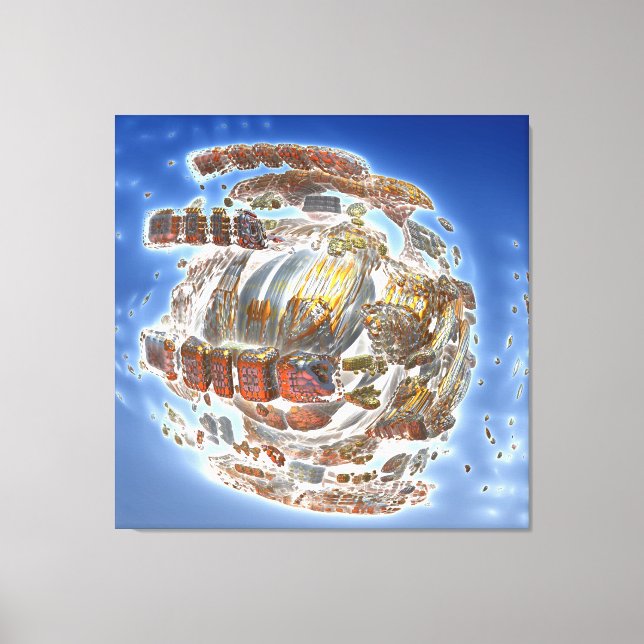 Leerlaufdisintegration Canvas Print Leinwanddruck (Vorderseite)