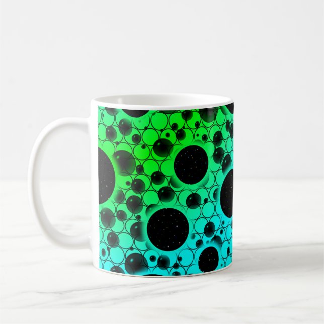 Leertaste - Cyan/Green Kaffeetasse (Links)